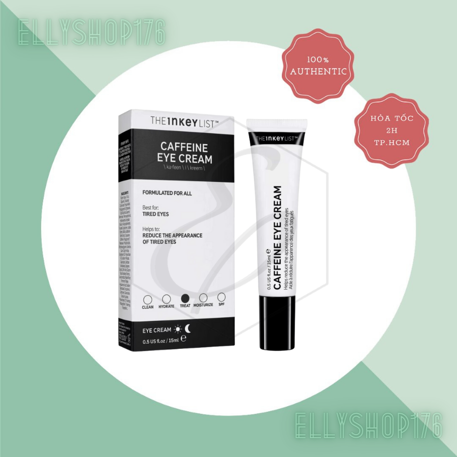 Kem Dưỡng Mắt The INKEY Caffeine Eye Cream 15ml